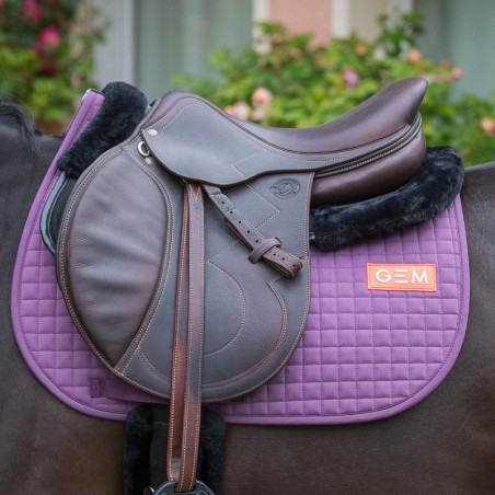 Tapis de selle Leo Prune GEM Gana Horse