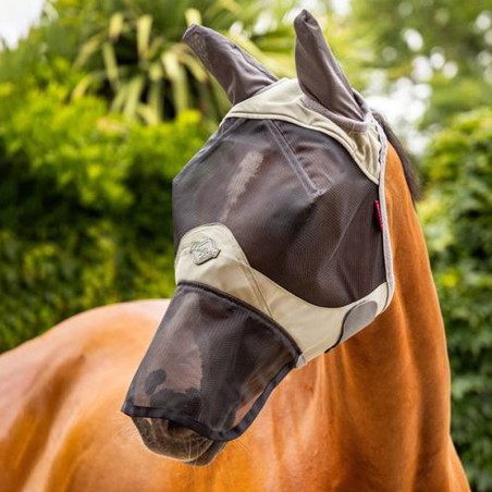 Masque anti-mouches Beige LeMieux Gana Horse