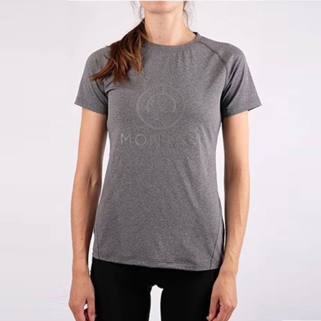 T-shirt technique Aspen Gris Montar gana horse